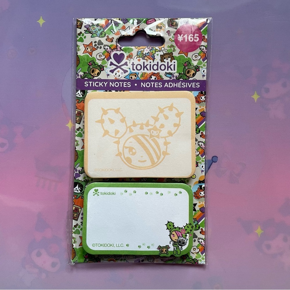 Tokidoki Sticky Notes Memo Pad - Set of 2 Kawaii Stationery - Cute Planner